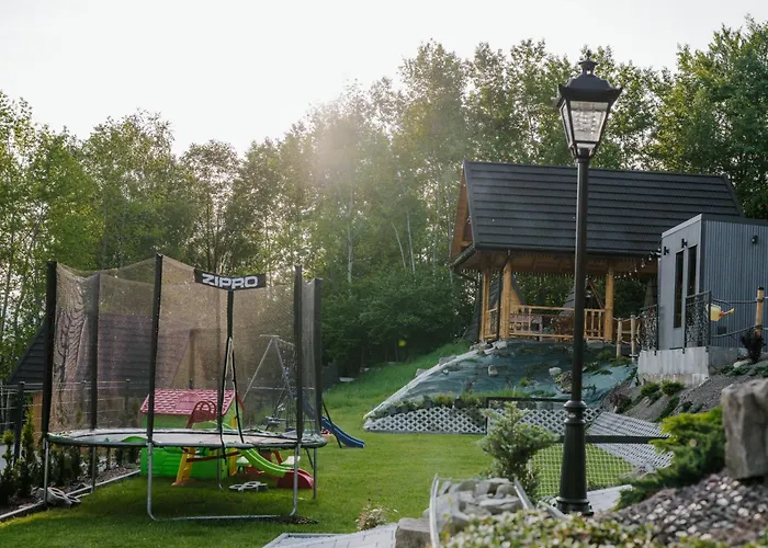 Pod Pilskiem - Sauna I Jacuzzi W Cenie בקתה